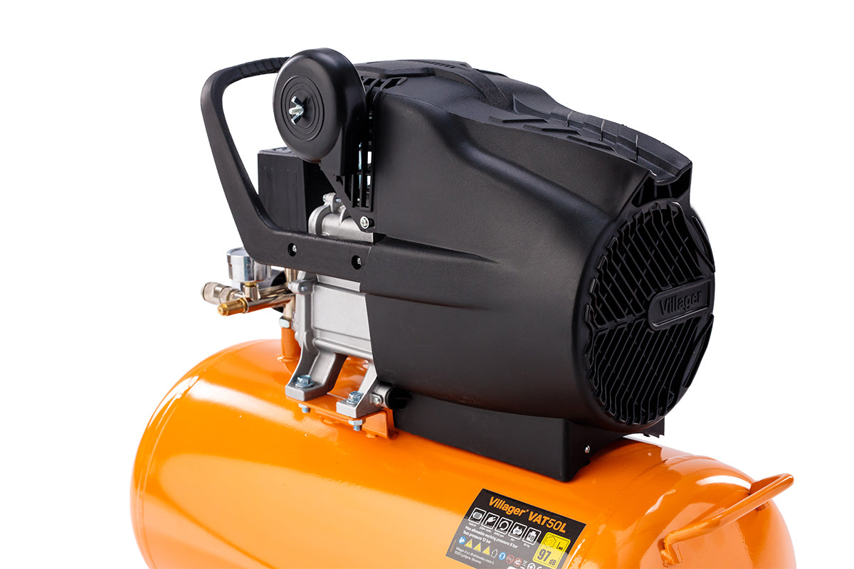 Luftkompressor VAT 50 L – 50 l Tank, 1500 W, 206 l/min, 8 bar, ölgeschmiert - VI-007585