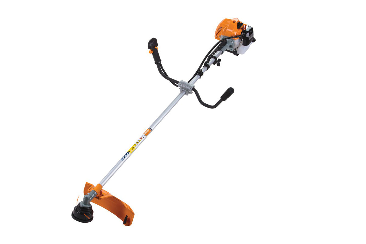 Benzin-Freischneider – 32,6 cm³, 0,9 kW, 41,5 cm Schnittbreite, Profi-Tragegurt, Orange Edition - VI-9047