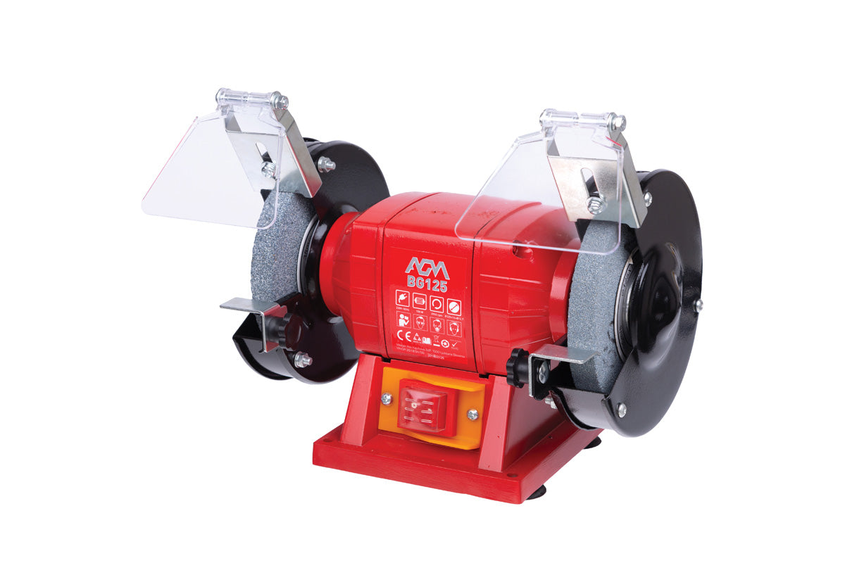 BG 125 Tischschleifmaschine – 150 W, 125 mm Schleifscheibe, 2980 U/min für präzises Schleifen - VI-12765