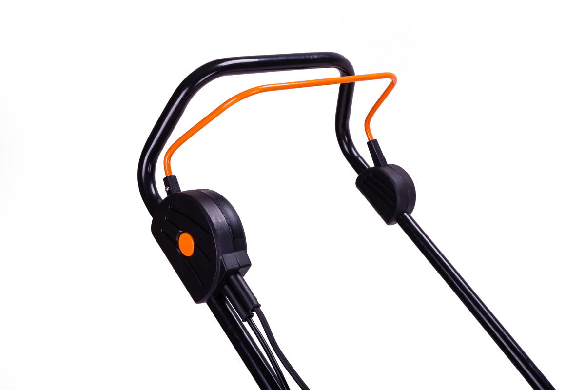 Elektrorasenmäher VILLY 1400 P – 1400 W, 34 cm Schnittbreite, 35 l Fangkorb, für Flächen bis 500 m² - - VI-030091