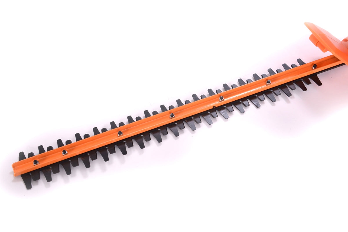Elektro-Heckenschere – 500 W, 47 cm Doppelklinge, 20 mm Schnittstärke, Orange Edition - VI-033492