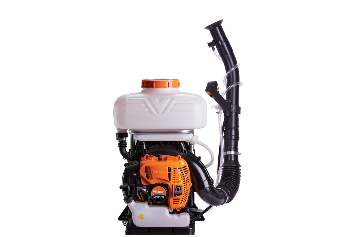 Benzin-Rückenspritze – 51,7 cm³ 2-Takt-Motor, 14 l Tank, 9 m Reichweite & Hochdruckpumpe - VI-38107