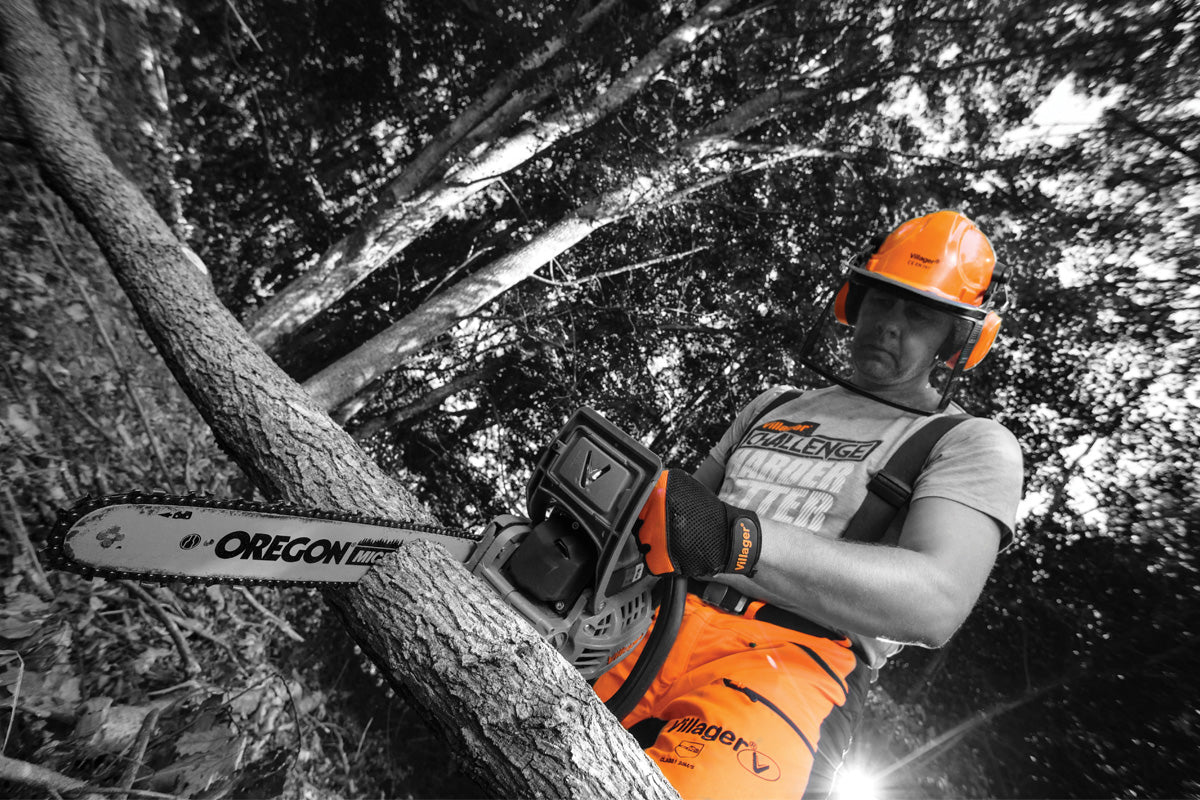 VGS 4125 PE Benzin-Kettensäge – 41,4 cm³, 1,85 kW, Oregon 40 cm Micro-Lite™, Anti-Vibration & Primer – VI-46460