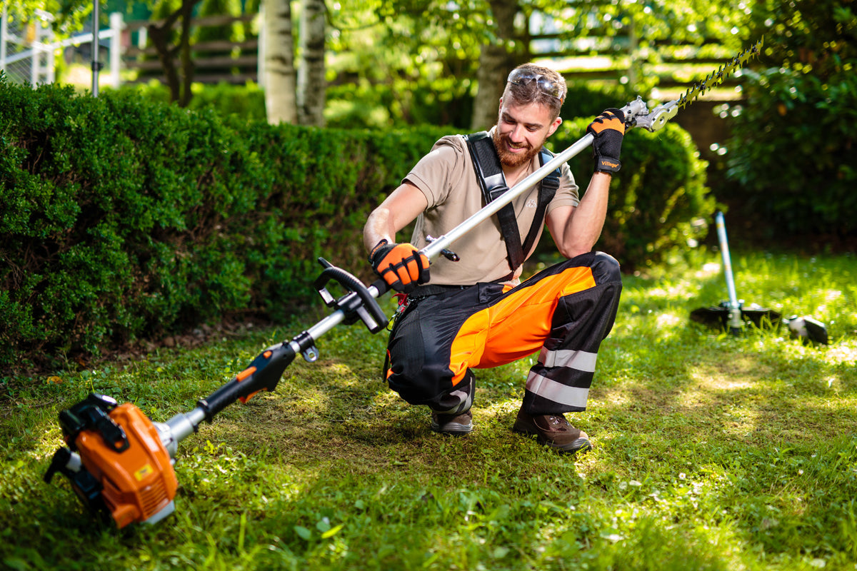 MBC 33 E Benzin-Multifunktionsgerät – Motorsense, Heckenschere, Hochentaster & Verlängerung in einem - VI-46575