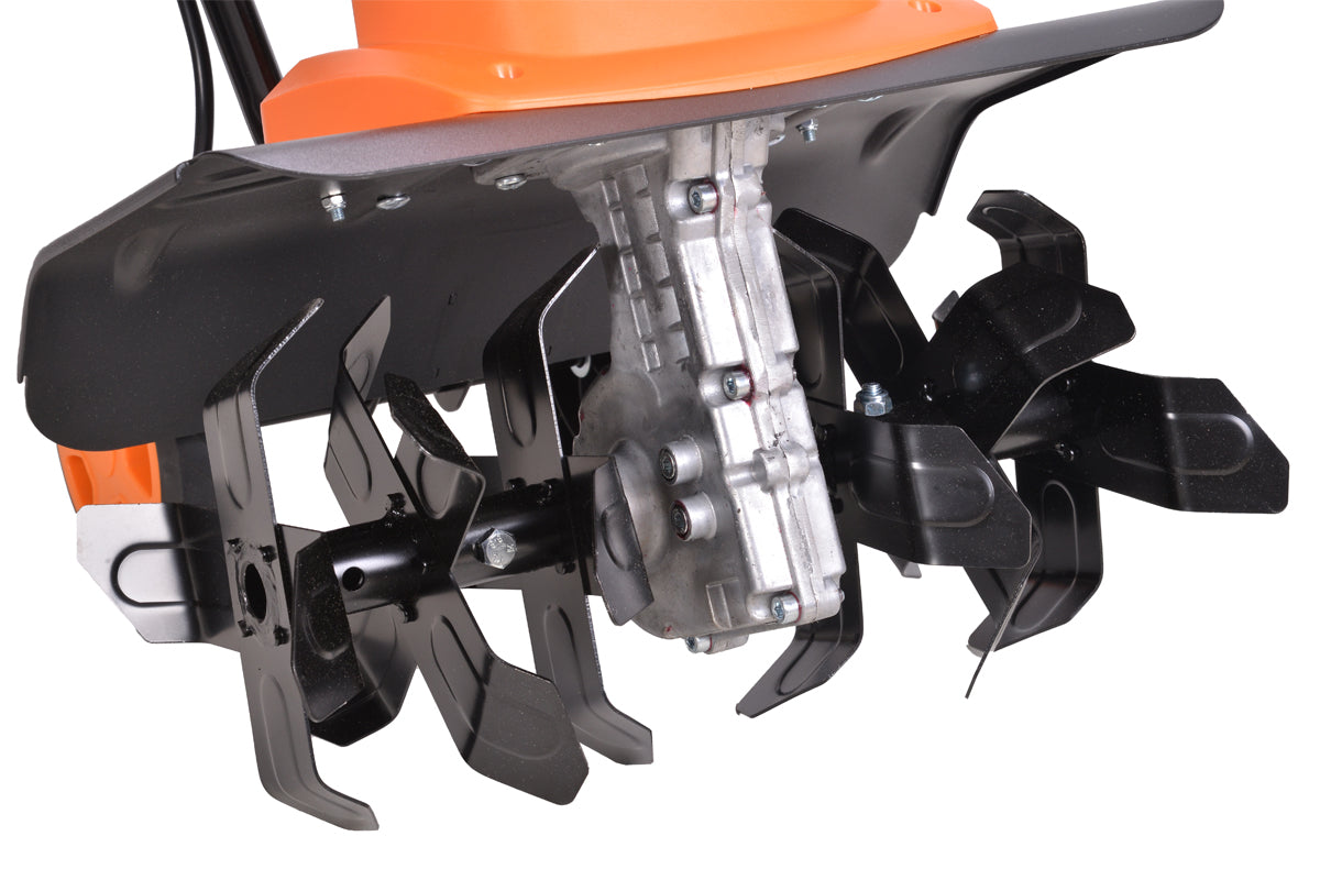 VTB 1400 E Elektro-Bodenfräse – 1400 W Kultivator mit 400 mm Arbeitsbreite & 4 Hackmessern – VI-046670