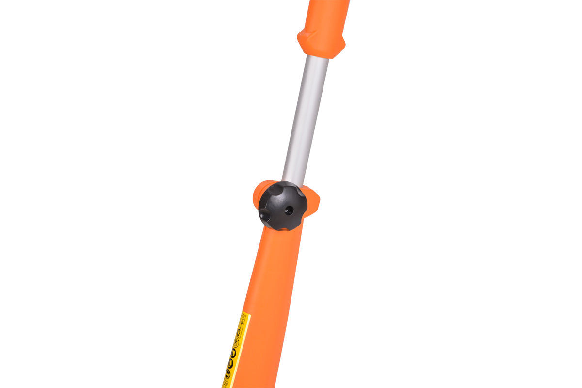 Elektro-Rasentrimmer – 350 W, 25 cm Schnittdurchmesser, Teleskopstiel, Orange Edition - VI-46737