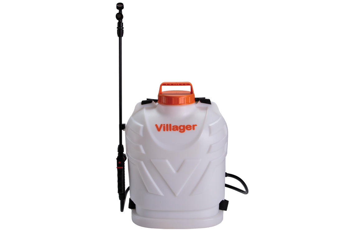 VBS 16 LI Akku-Rückenspritze – 16 l Akku-Drucksprüher mit 12 V / 8 Ah & Teleskoplanze – VI-051572