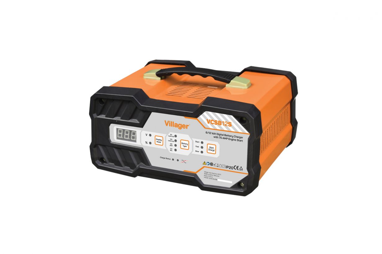 VCSB 12 S – Kraftvolle Autobatterie-Ladehilfe mit Starthilfe-Funktion - VI-55699