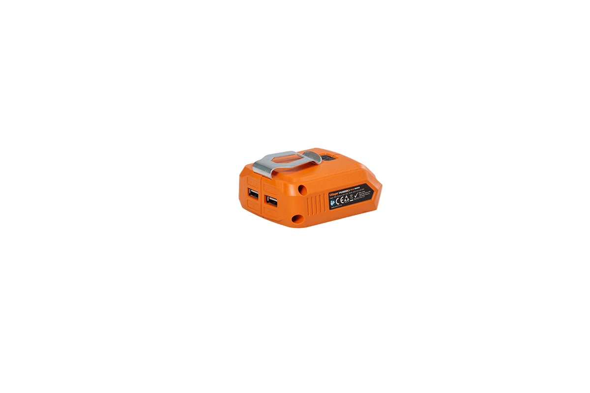 FUSE VLN 9920 USB-Ladegerät/Powerbank (18V) – 2 USB-Anschlüsse, LED-Licht - VI-56366