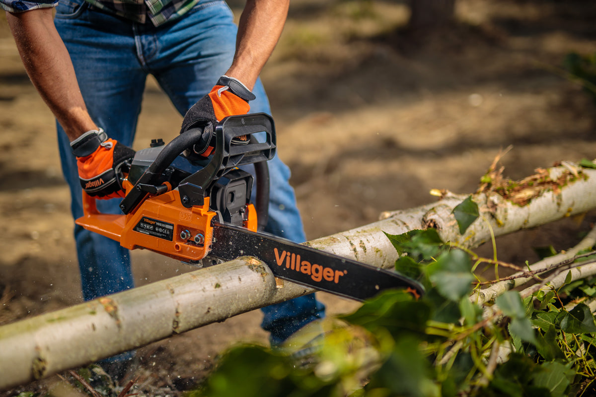 VGS 380 PRIME – 40 cm Benzin-Kettensäge mit 37,2 cm³ Motor, Primer & Anti-Vibrationssystem - VI-057749