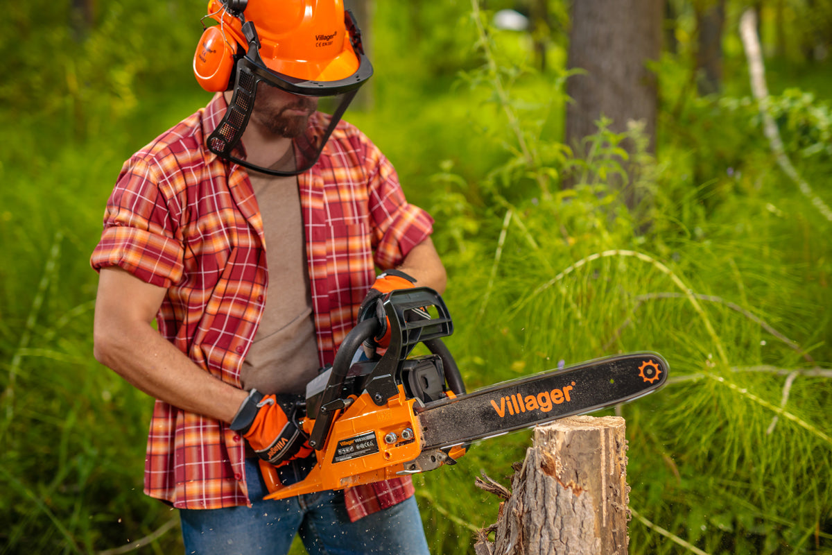 VGS 380 PRIME – 40 cm Benzin-Kettensäge mit 37,2 cm³ Motor, Primer & Anti-Vibrationssystem - VI-057749
