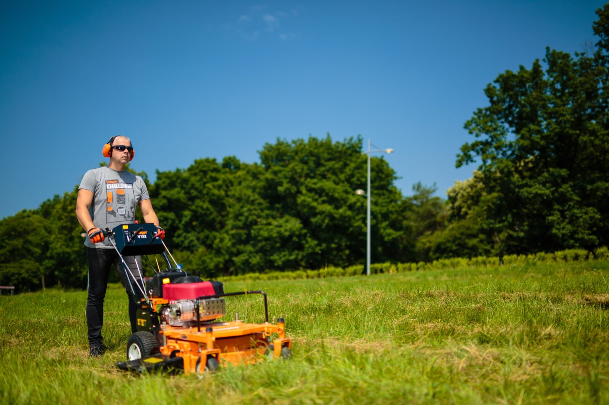 Hochgrasmäher V 722 PRO – 71 cm Profi-Rasenmäher mit B&S Intek-Motor & 3-Gang-Radantrieb - VI-058481