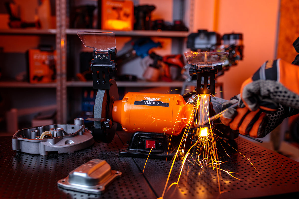 VLN 355 Tischschleifmaschine - kompakte Präzision fürs Schleifen & Schärfen - VI-058487