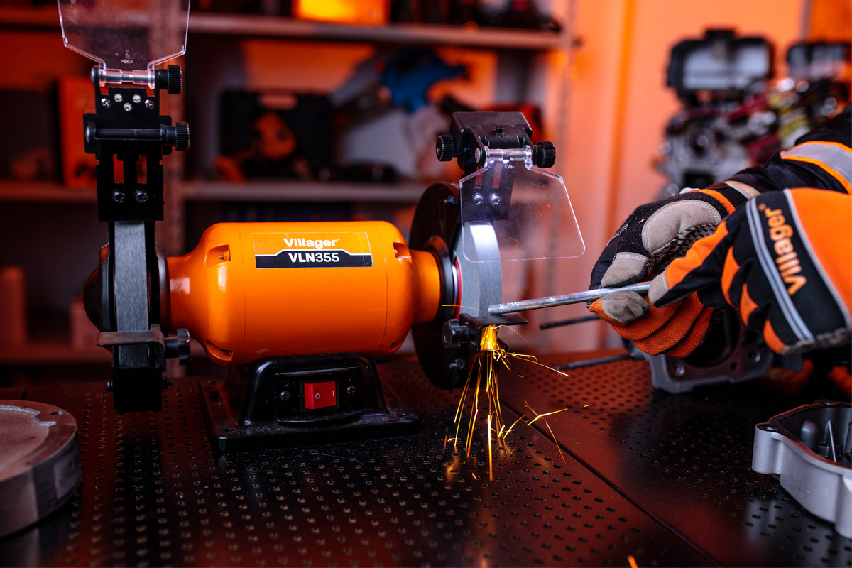 VLN 355 Tischschleifmaschine - kompakte Präzision fürs Schleifen & Schärfen - VI-058487