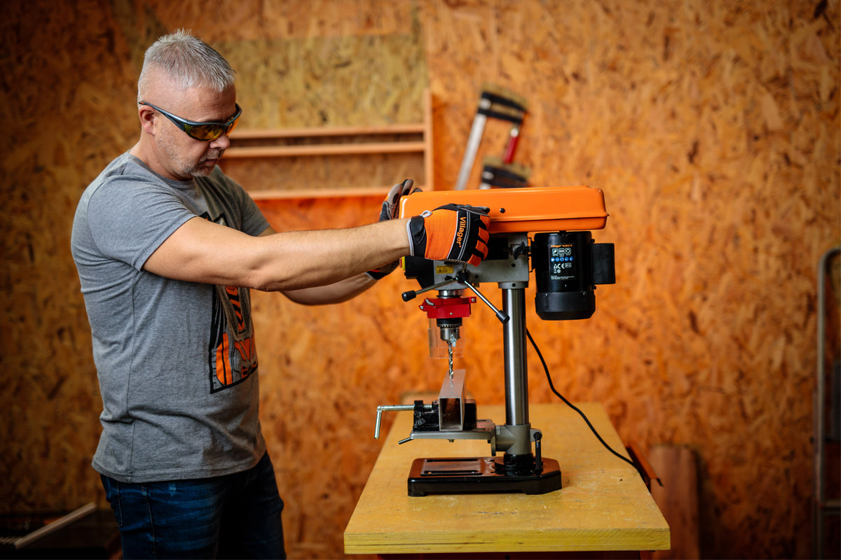 VLN 5016 Tischbohrmaschine – 500 W, Laserführung, 5 Gänge, Neigbarer Bohrtisch - VI-058489