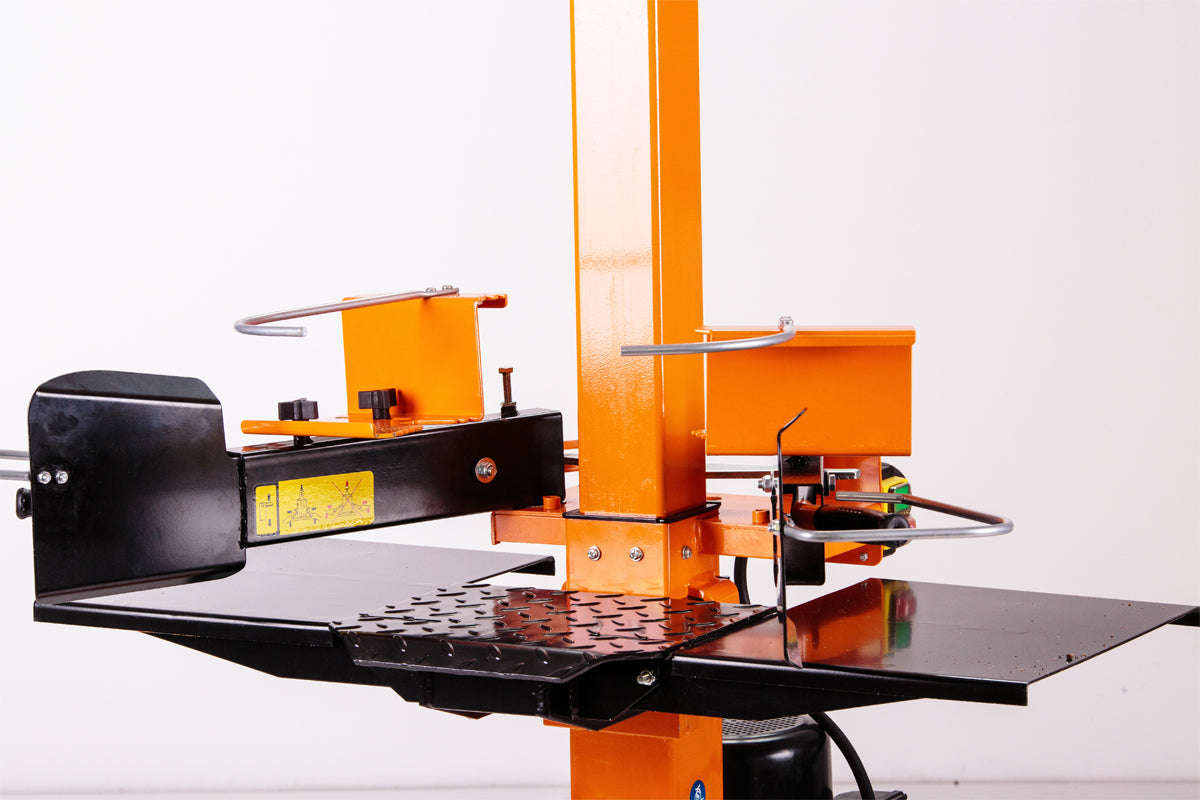 Elektro-Holzspalter – 7 t Spaltkraft, 55 cm Spaltlänge, 3000 W Motor, Orange Edition - VI-59536