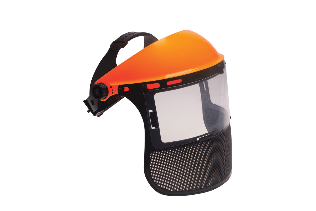 Gesichtsschutz VFS 20 – Splitter- & Staubschutz mit Mesh- und PC-Visier - VI-60718