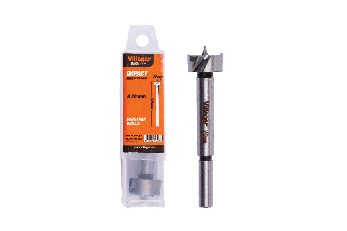 Forstnerbohrer 15 mm – präziser Flachbohrer für Holz, 90 mm Carbon-Ausführung - VI-062719