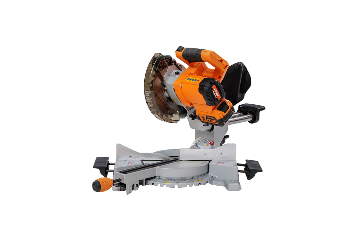 FUSE VMS 18520 Akku-Kapp- und Gehrungssäge (18V) – Bürstenlos, Ø 185 mm, 3300 U/min - VI-62821