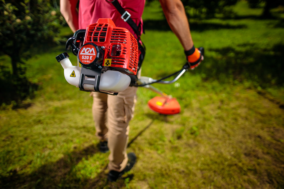 AGM 520 E Benzin-Rasentrimmer – 51,7 cm³, 1,4 kW, Bike-Griff – Kraftvoll für große Flächen - VI-64329