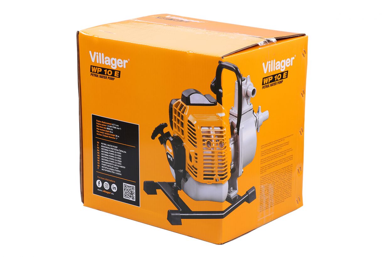 WP 10 E – Benzinbetriebene Wasserpumpe 1", 2-Takt, 1,25 kW, 8000 l/h - VI-65854