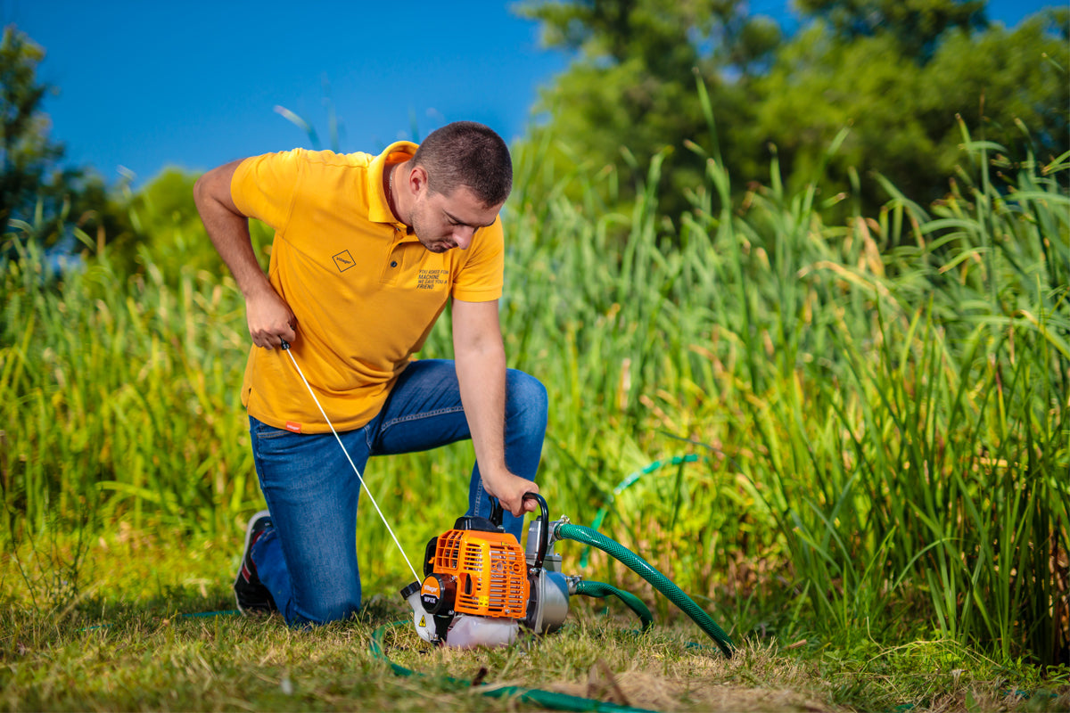 WP 10 E – Benzinbetriebene Wasserpumpe 1", 2-Takt, 1,25 kW, 8000 l/h - VI-65854