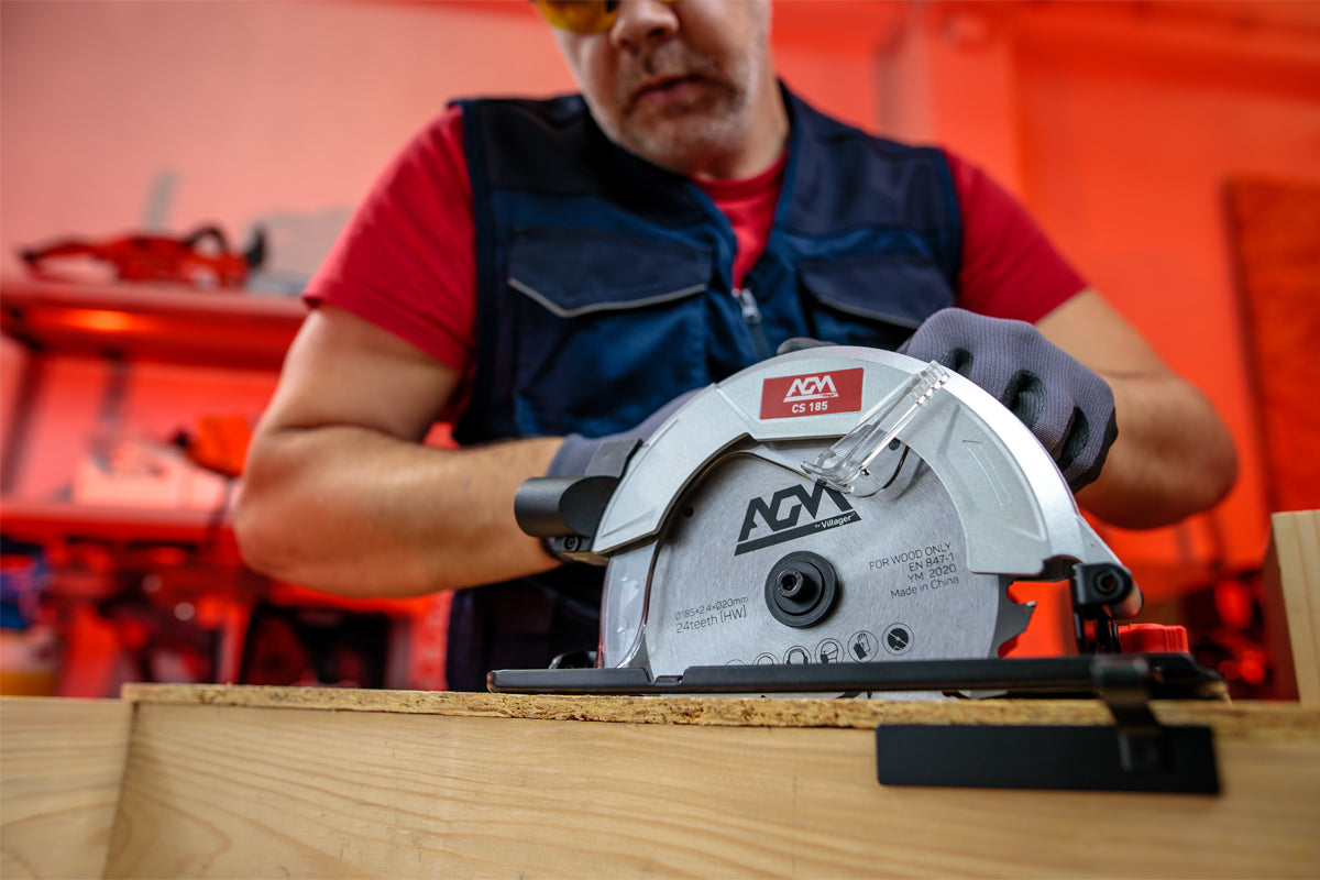 AGM CS 185 – Handkreissäge mit 1200 W Leistung & 185 mm Sägeblatt – VI-66151