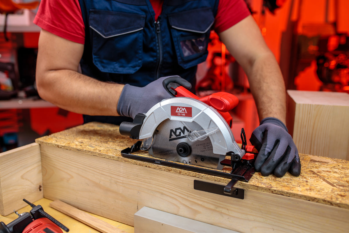 AGM CS 185 – Handkreissäge mit 1200 W Leistung & 185 mm Sägeblatt – VI-66151