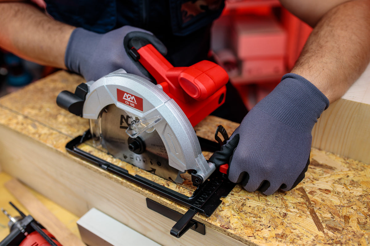 AGM CS 185 – Handkreissäge mit 1200 W Leistung & 185 mm Sägeblatt – VI-66151