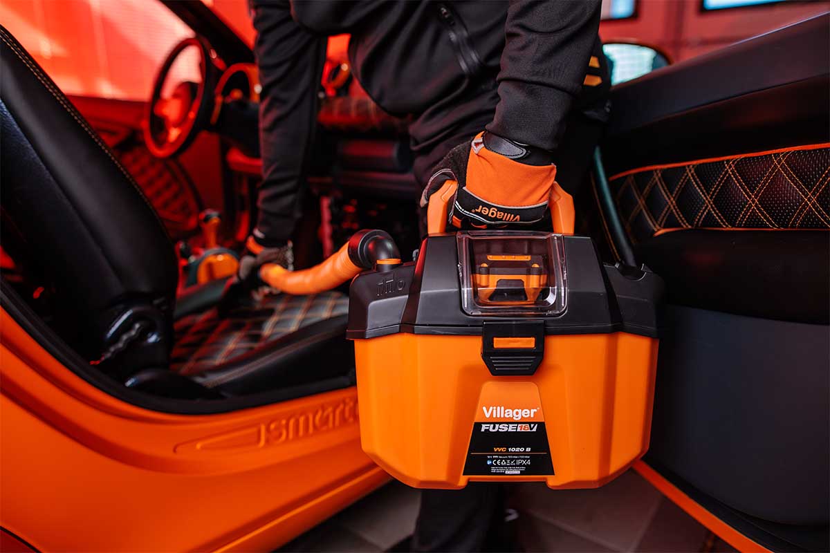 FUSE VVC 1020 B Akku-Nass-/Trockensauger (18V) – Bürstenlos, 10 Liter, mit Blasfunktion - VI-66255