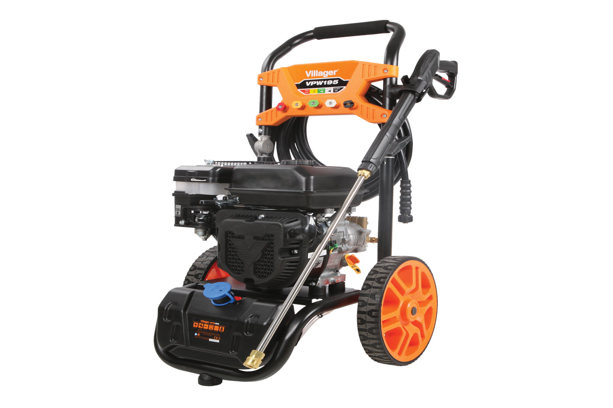 VPW 195 Profi-Benzin-Hochdruckreiniger – 220 bar, 570 l/h & Messingpumpe - VI-067059