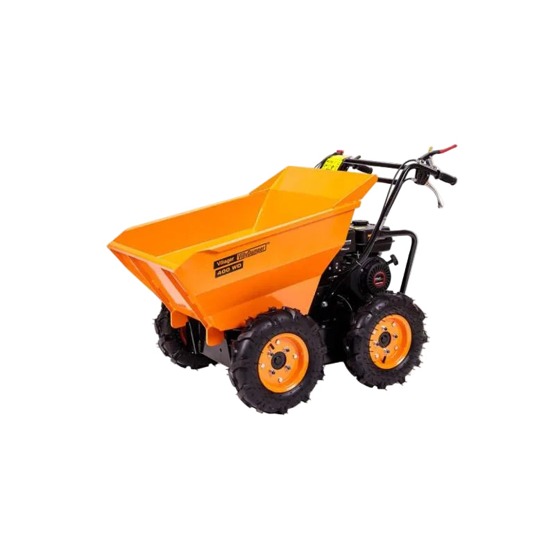 Villager Villy Dumper 400 WD – Mini Dumper - kraftvolle Motor-Schubkarre für schwere Lasten und unwegsames Gelände - VI-067078