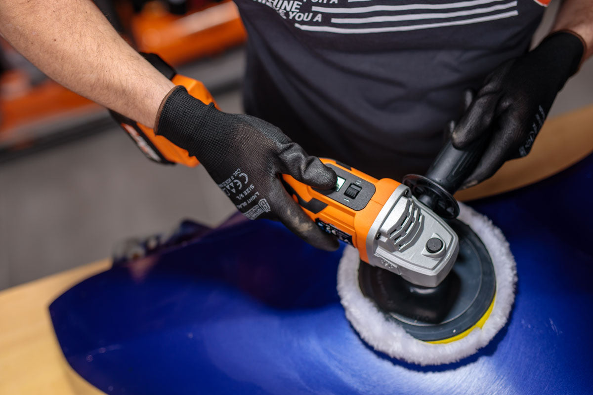 FUSE VLN 4020 Akku-Poliermaschine – kabellos, kraftvoll, professionell polieren und schleifen - VI-72744