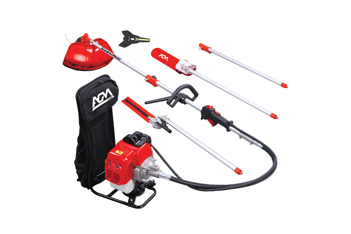 Rucksack-Multitool AGM BMT 3421 – 4-in-1 Gartengerät mit 32,6 cm³ Motor - VI-74630