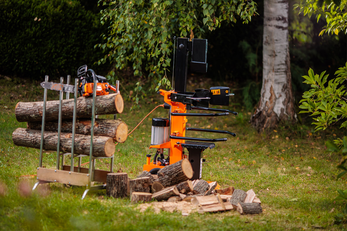 VLS 8T-107 – 8 Tonnen Vertikal-Holzspalter mit 3150 W & verstellbarem Arbeitstisch - VI-79895