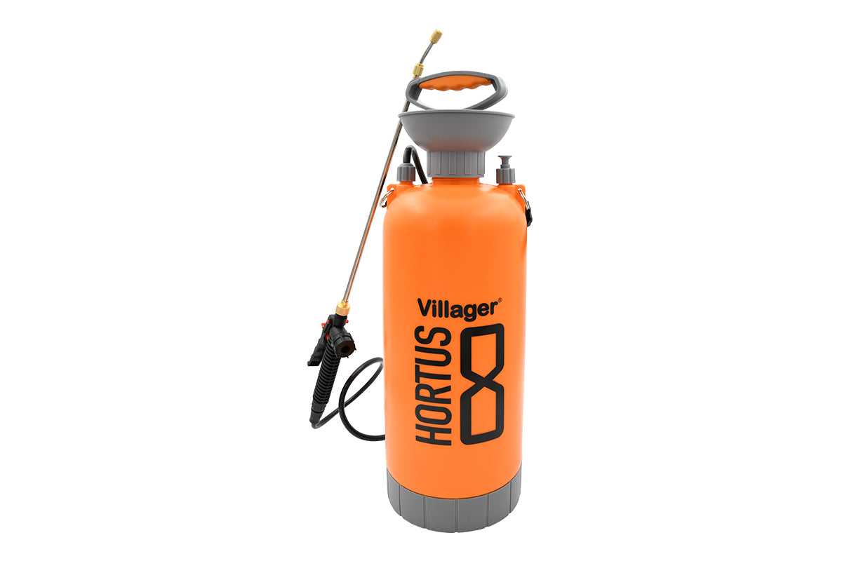 Hortus 8 l Handsprühgerät – Drucksprühgerät mit Teleskoplanze & Messingdüse - VI-82462