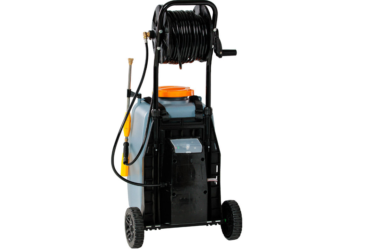 BS 40 Akku-Drucksprüher – 40 L Tank, 6 bar Druck, 30 m Schlauch, 10 m Reichweite - VI-082503