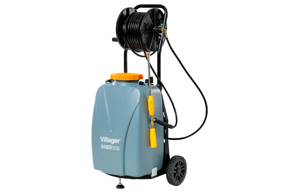 BS 40 Akku-Drucksprüher – 40 L Tank, 6 bar Druck, 30 m Schlauch, 10 m Reichweite - VI-082503
