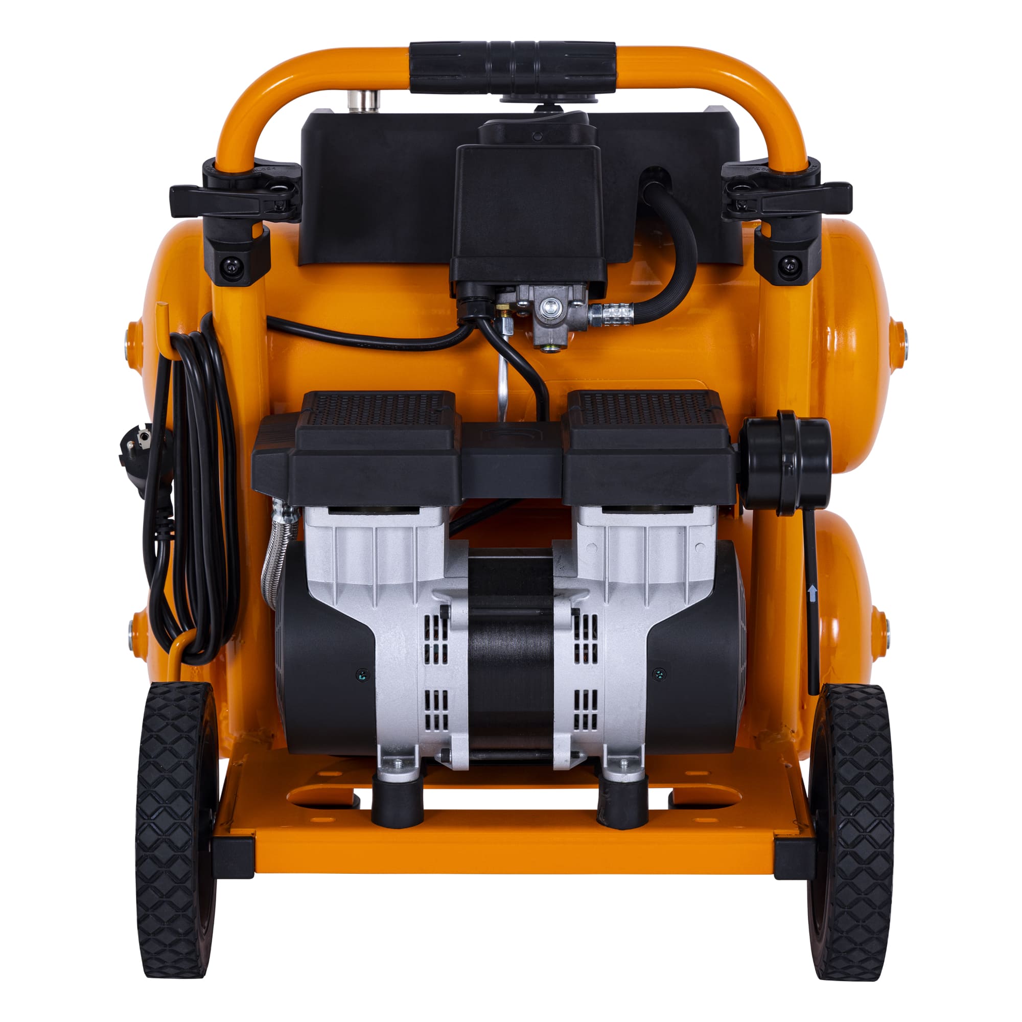 Twin Tank VAT DB 17 L – Kompakter 800 W Kompressor mit 2×17 l Tanks & 10 bar Druck- VI-086722