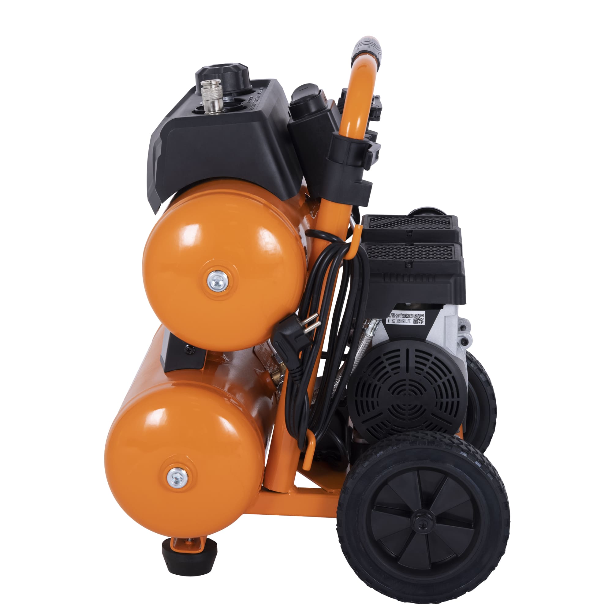 Twin Tank VAT DB 17 L – Kompakter 800 W Kompressor mit 2×17 l Tanks & 10 bar Druck- VI-086722