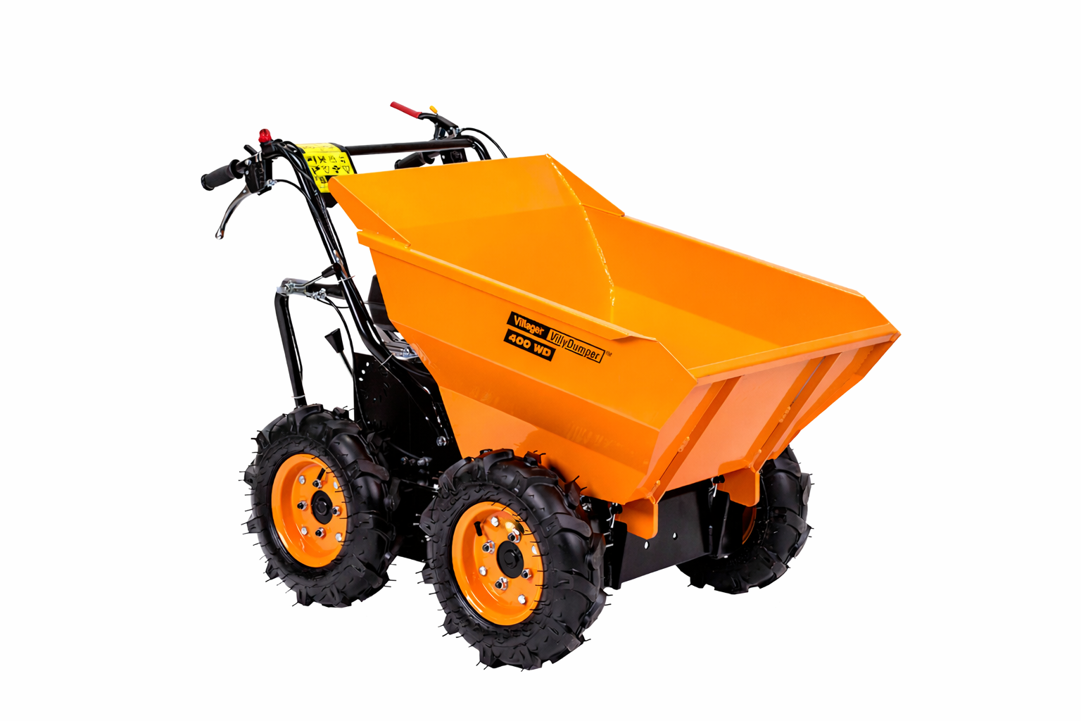 Villager Villy Dumper 400 WD – Mini Dumper - kraftvolle Motor-Schubkarre für schwere Lasten und unwegsames Gelände - VI-067078