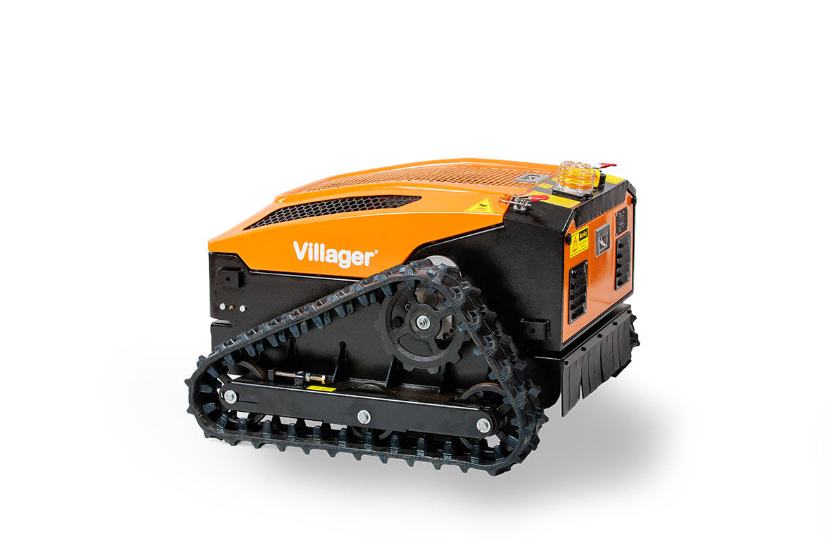 Villager RC 53 Ferngesteuerte Mähraupe, E-Start Funk-Raupenmäher – ferngesteuerter Hybrid-Mäher für Hänge und Problemflächen ca. 3000m2 - VI-089542