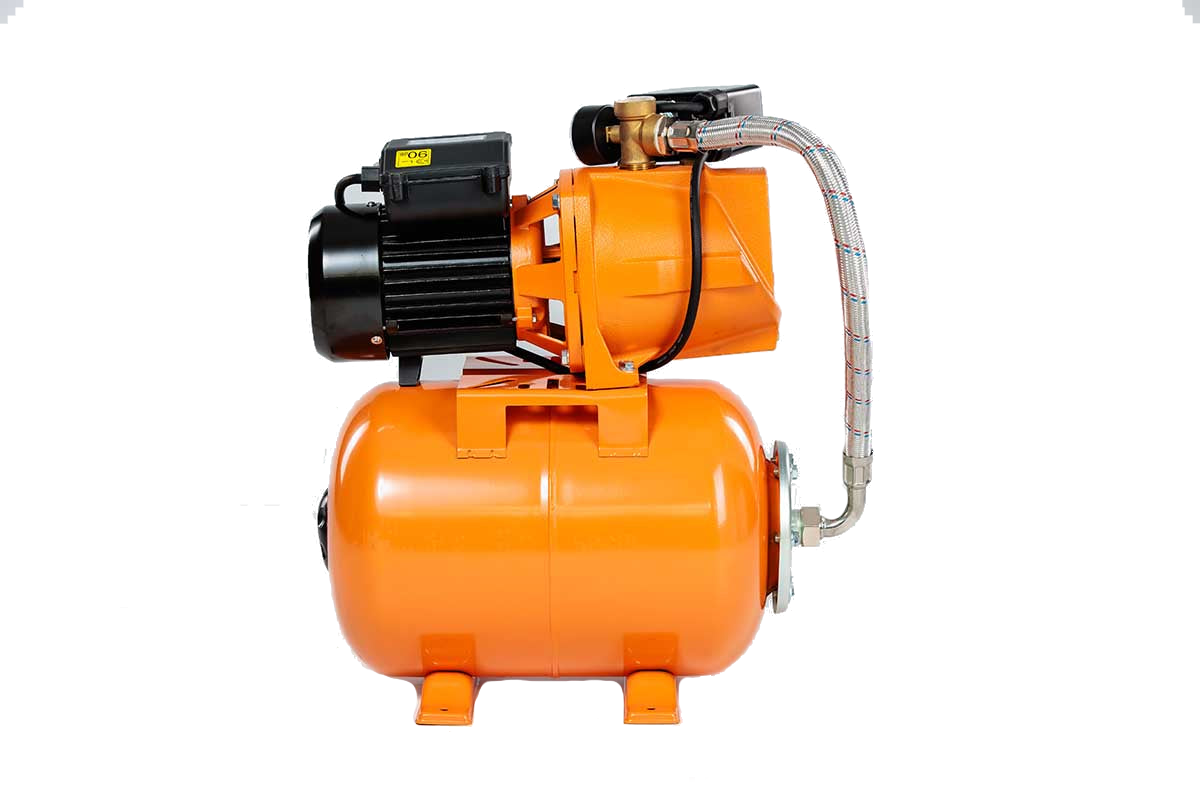 Villager Hauswasserwerk VGP 1500 B Wasserpumpe – 1500 W Gartenpumpe mit 19 l Tank, 6,3 m³/h & 48 m Förderhöhe – VI-047116