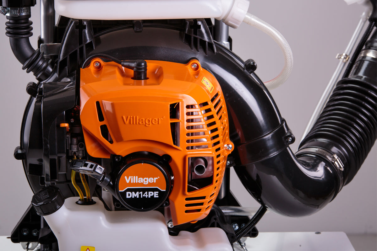 Benzin-Rückenspritze – 51,7 cm³ 2-Takt-Motor, 14 l Tank, 9 m Reichweite & Hochdruckpumpe - VI-38107