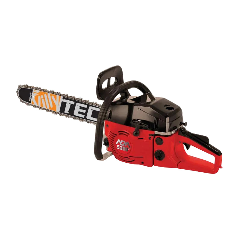 AGM 5300E – leistungsstarke Benzin-Motorsäge mit 45 cm Schwert für Brennholz und Baumfällung - VI-044523