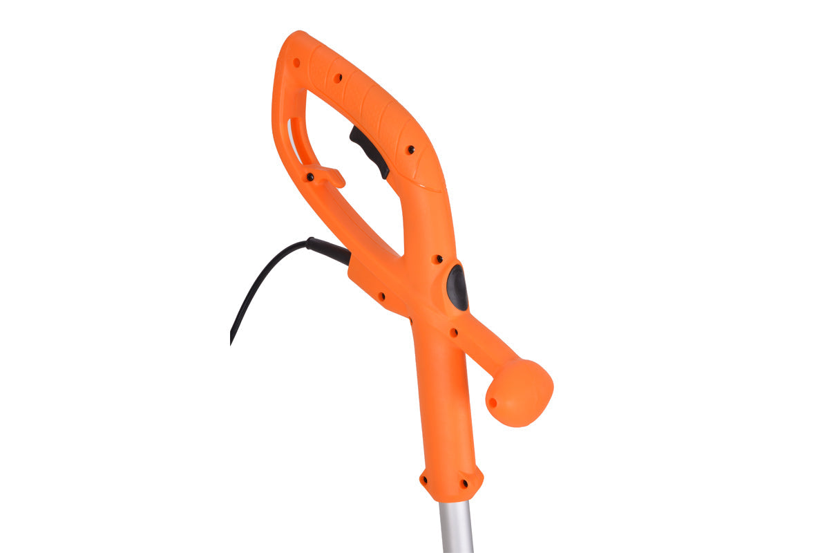 Elektro-Rasentrimmer – 350 W, 25 cm Schnittdurchmesser, Teleskopstiel, Orange Edition - VI-46737