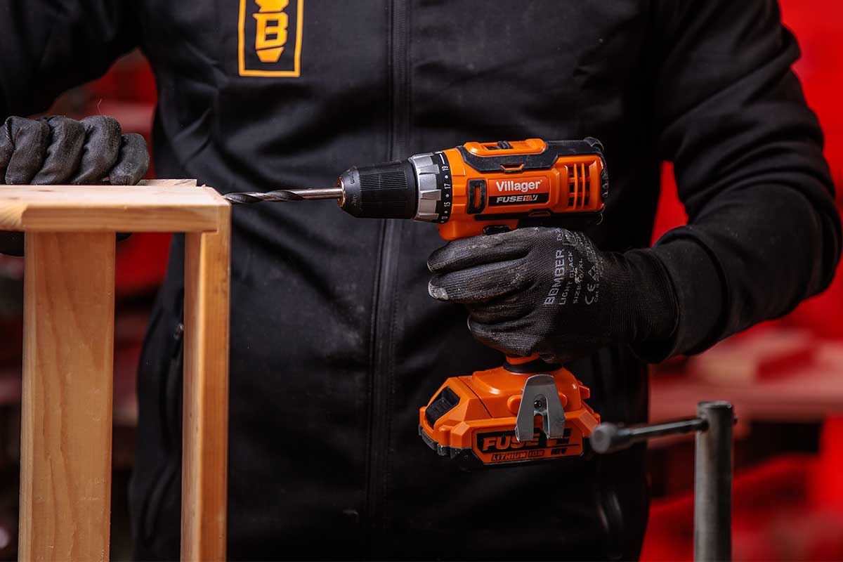 FUSE VLN 3220 1BCB Akku-Bohrschrauber (18V) – Inkl. 1,5 Ah Akku und Ladegerät - VI-56358
