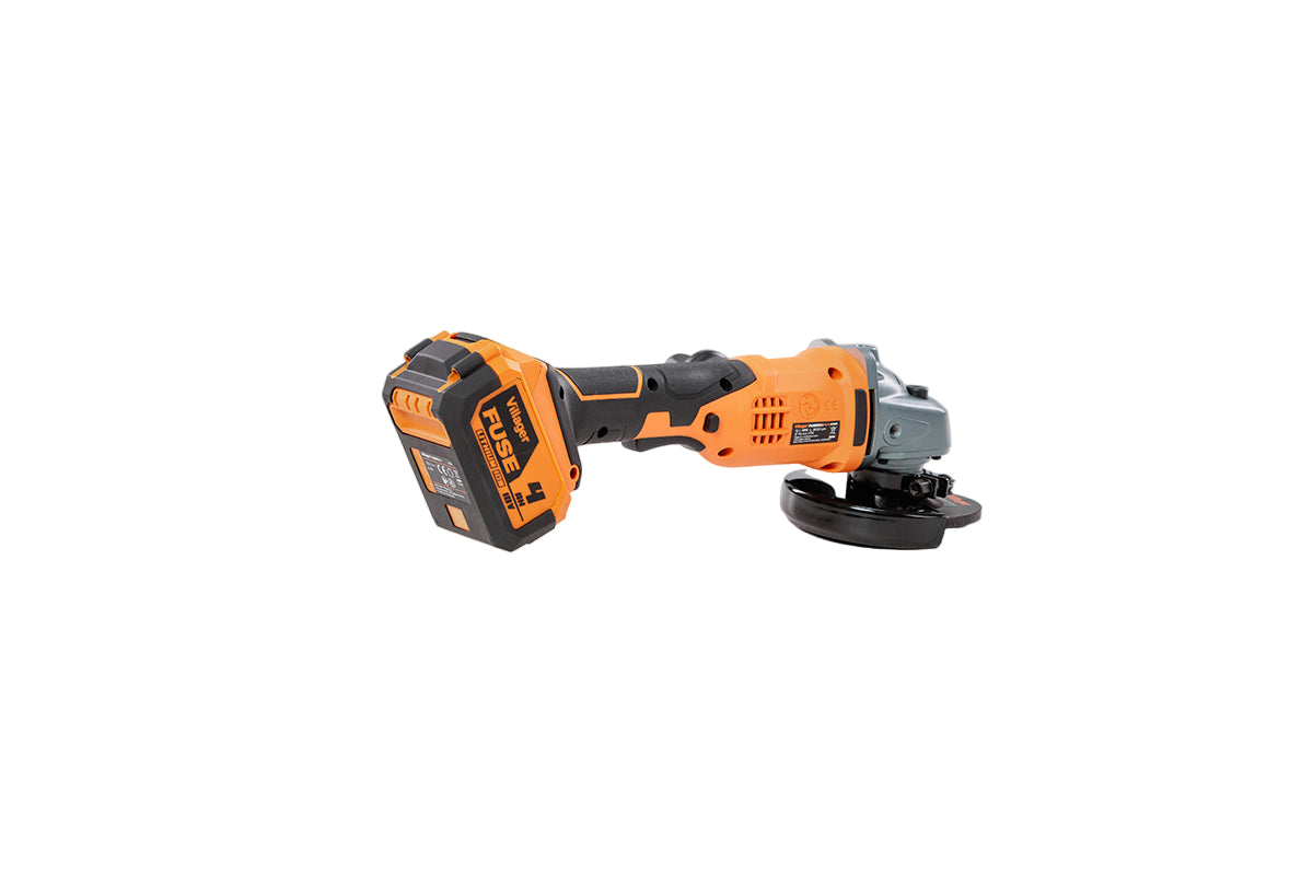 FUSE VLN 4320 Akku-Winkelschleifer (18V) – Kabellose Freiheit für 115 mm Scheiben - VI-58188