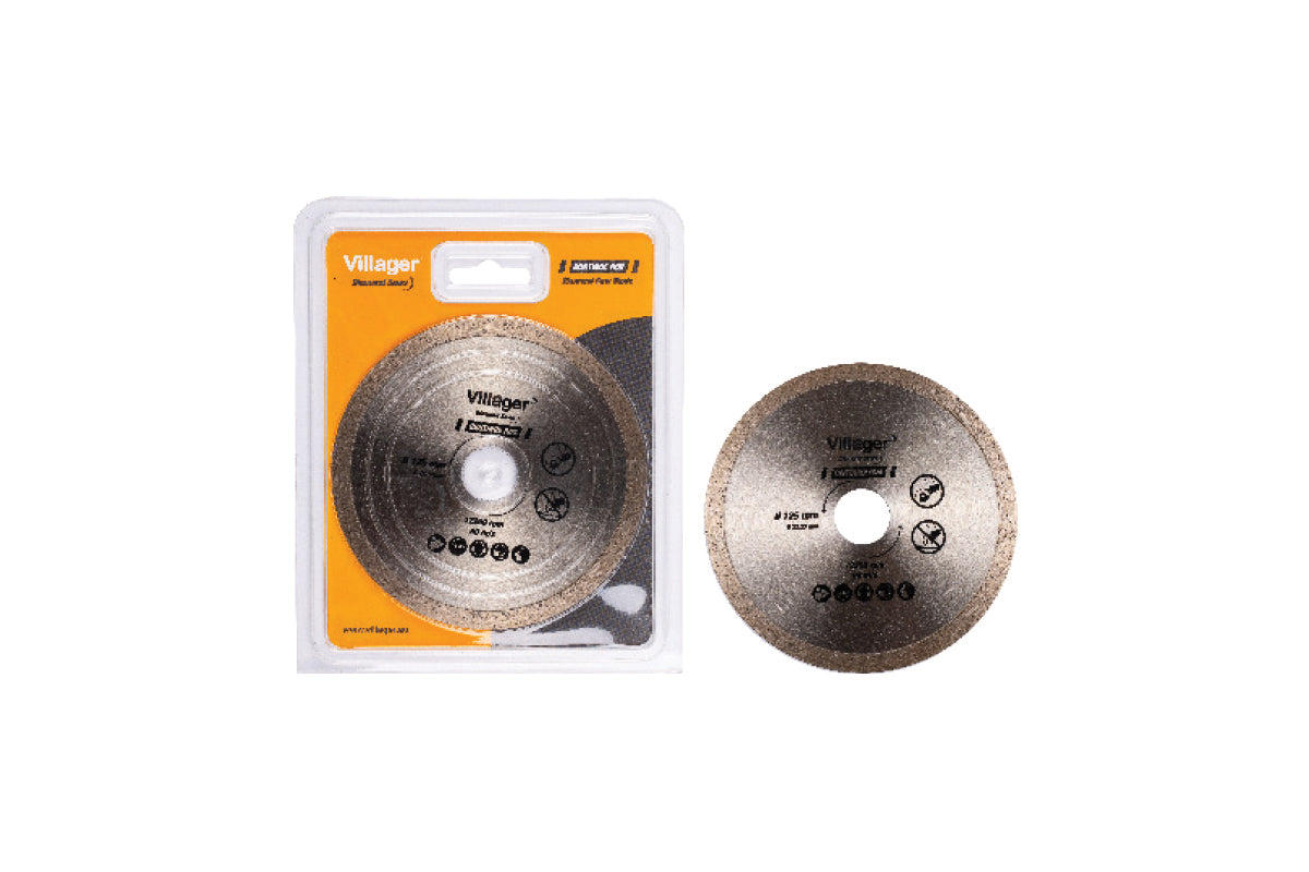 Diamanttrennscheibe 125 mm – durchgehender Rand für Fliesen & Keramik - VI-60664