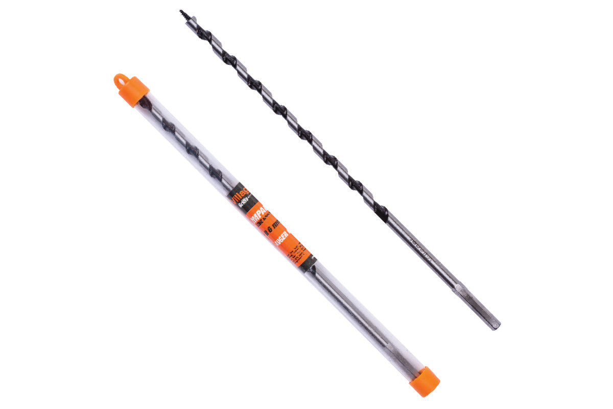 Schneckenbohrer 6 mm - 230 mm Länge, 5 mm Hex – für präzise Holzbohrungen - VI-62707